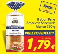 American - Il Buon Pane  Sandwich Bianco