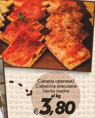 Ciabatta Catanese/Ciabattina Siracusana Lievito Madre