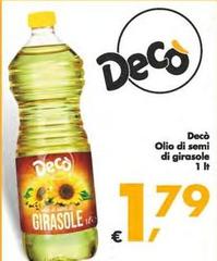 Gusto decò - Olio Di Semi Di Girasole