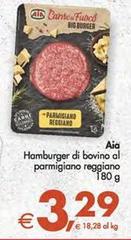 Aia - Hamburger Di Bovino Al Parmigiano Reggiano