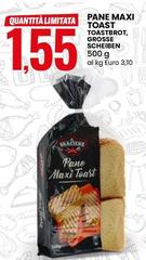 Maxi - Pane  Toast Toastrot, Grosse
