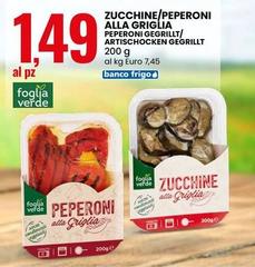 Foglia verde - Zucchine/Peperoni Alla Griglia
