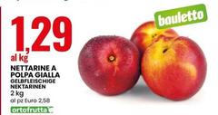 Nettarine A Polpa Gialla