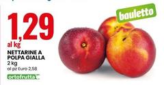 Nettarine A Polpa Gialla