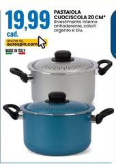 Blu - Pastaiola Cuociscola 20 Cm