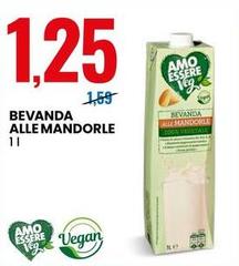 Amo Essere Veg - Bevanda Alle Mandorle