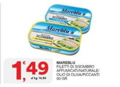 Mareblu - Filetti Di Sgombro Affumicati/Naturale/ Olio Di Oliva/piccanti