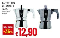 Caffettiera Alluminio 3 Tazze