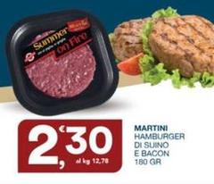 Martini - Hamburger Di Suino E Bacon