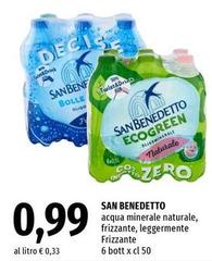San Benedetto - Acqua Minerale Naturale, Frizzante, Leggermente