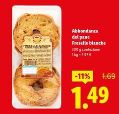 Abbondanza Del Pane Freselle Bianche