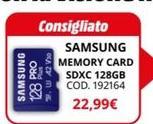 Samsung - Memory Card Sdxc 128gb