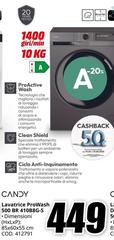 Candy - Lavatrice ProWash 500 BR 410BG-S