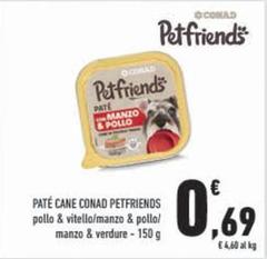 Conad - Petfriends Paté Cane 