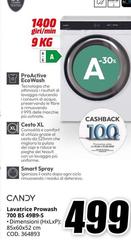 Candy - Lavatrice ProWash 700 B4 S499,5
