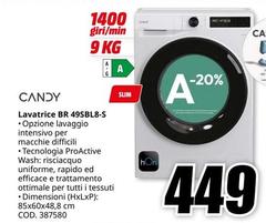 Candy - Lavatrice BR 49SBL8-S