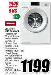 Miele - Lavatrice WSD 383 WCS