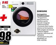 Samsung - Asciugatrice DV90DGS2A0AH
