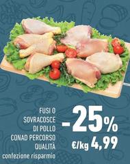 Conad - Fusi O Sovracosce Di Pollo Percorso Qualità