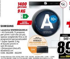 Samsung - Lavatrice WW90DG6U85LK