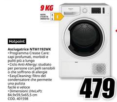 Hotpoint - Asciugatrice NTM1192WK