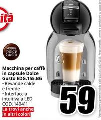 Nescafé - Macchina Per Caffè In Capsule Dolce Gusto EDG.155.BG