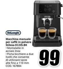 Macchina Manuale Per Caffè In Polvere Stilosa EC235.BK