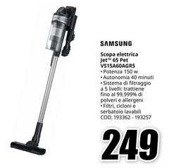 Samsung - Scopa Elettrica JetTM 65 Pet VS15A60AGR5