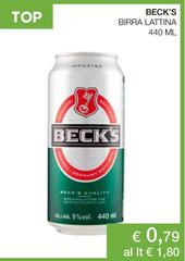 Becks - Birra Lattina