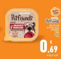 Conad - Pate Per Cani Di Piccola Taglia Petfriends
