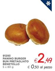 Panificio Benetollo - Panino Burger Bun Pretagliato