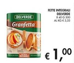 Delverde - Fette Integrali