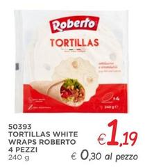 Roberto - Tortillas White Wraps 4 Pezzi