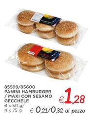 Gecchele - Panini Hamburger/Maxi Con Sesamo