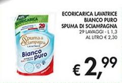 Spuma di Sciampagna - Ecoricarica Lavatrice Bianco Puro