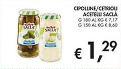 Saclà - Cipolline/ Cetrioli Acetelli