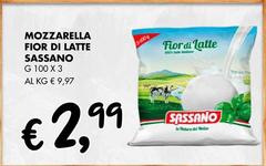 Sassano - Mozzarella Fior Di Latte