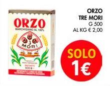 3 Mori - Orzo