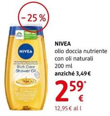 Nivea - Olio Doccia Nutriente Con Oli Naturali 200 Ml