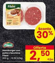 Fileni - Hamburger Con Pollo E Tacchino
