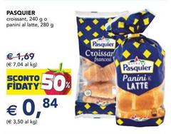 Pasquier - Croissant, 240 G O Panini Al Latte