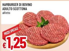 Hamburger Di Bovino Adulto Scottona