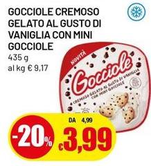 Gocciole -  Cremoso Gelato Al Gusto Di Vaniglia Con Mini