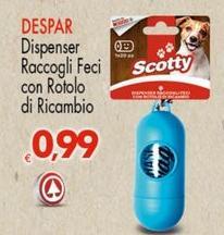 Despar - Dispenser Raccogli Feci Con Rotolo Di Ricambio