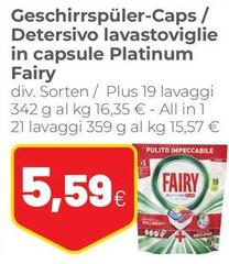 Fairy - Desivo Lavastoviglie In Capsule Platinum