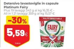 Fairy - Detersivo Lavastoviglie In Capsule Platinum