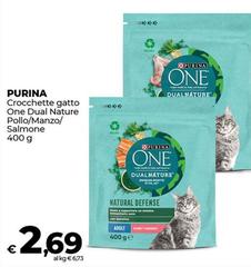 Purina - Crocchette Gatto One Dual Nature Pollo