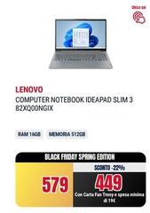 Lenovo - Computer Notebook Ideapad Slim 3 82XQ00NGIX