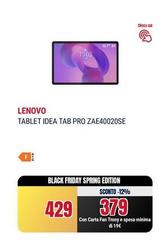 Lenovo - Tablet Idea Tab Pro ZAE40020SE 