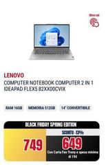 Lenovo - Computer Notebook Computer 2 In 1 Ideapad Flex5 82XX00CVIX